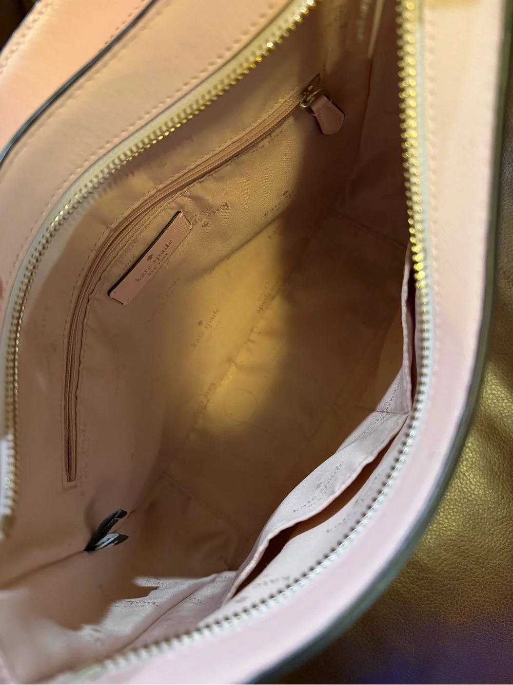 Kate Spade Perry Pink Saffiano Leather Shoulder Bag